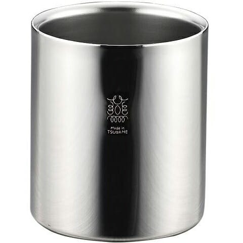 タマハシ　18-8ステンレスW構造タンブラー　ミラー仕上げ　TM-038