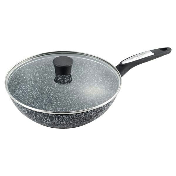 タマハシ　落合務　IH対応ベーネマーブル炒め鍋28cm　LB-184