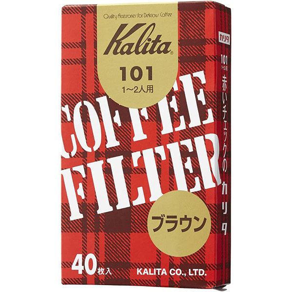 Kalita　カリタ　101ロシ　ブラウン　40枚　11141