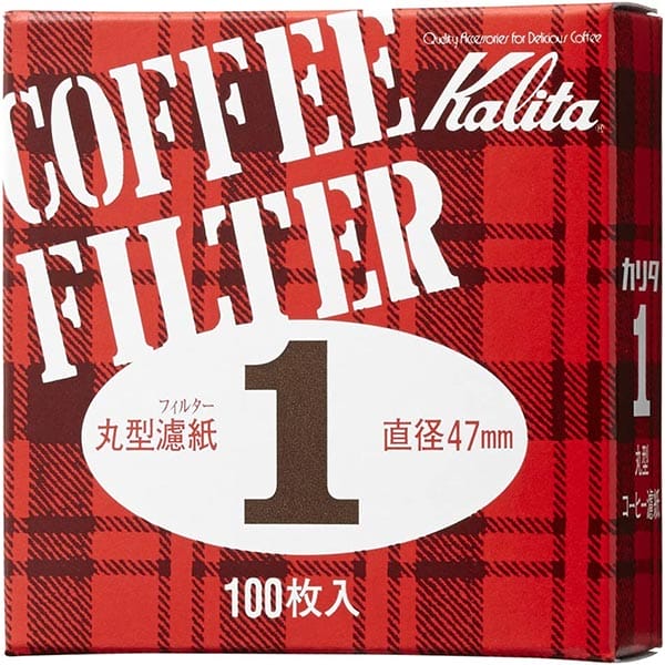 Kalita　カリタ　丸ロシ　#1　100枚　21003　コーヒーフィルター 1