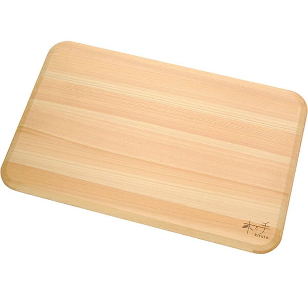ダイワ産業　木と手　ひのきまな板　薄型　中　KM-KU39