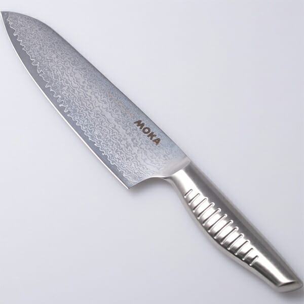 サンクラフト　MOKA　ダマスカス三徳包丁　180mm　DKM-101