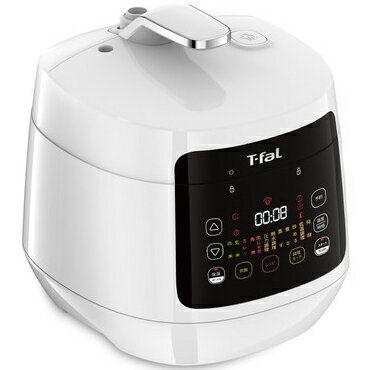 【最大400円OFFクーポン対象】T-fal　ティファール　ラクラ・クッカー　コンパクト電気圧力鍋　ホワイト　CY3511JP