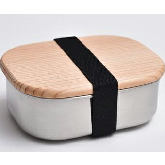 アドバンスドア　HANAKO　木蓋つきフードボックスステンレスS　62035　お弁当箱