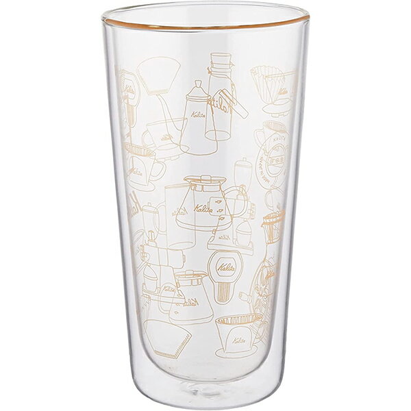 Kalita　カリタ　ダブルウォールタンブラー　ゴールド　73161のサムネイル