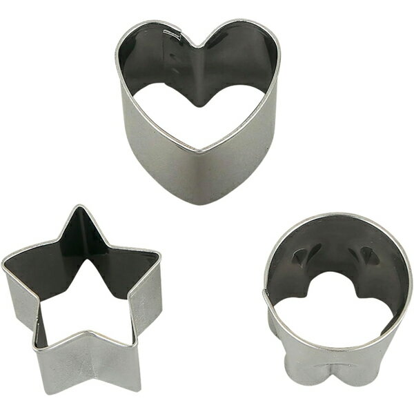 貝印 KAI KITCHEN ステンレス野菜抜き型 アラカルト 3個組 DH8057