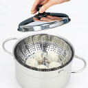 貝印 KAI KITCHEN ステンレス フリーサイズ蒸し器 18~24cm用 DH8069
