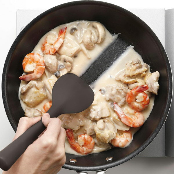 貝印　KAI KITCHEN　シリコーンスプーン　27cm　DH8101