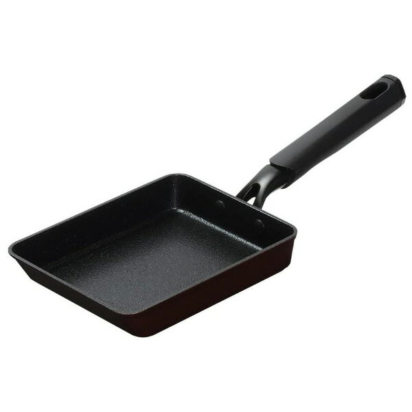 パール金属 トリプルG メガストーンコーティング 玉子焼 13×18cm HB-6757 フチ付 六角ハンドル ガス火専用