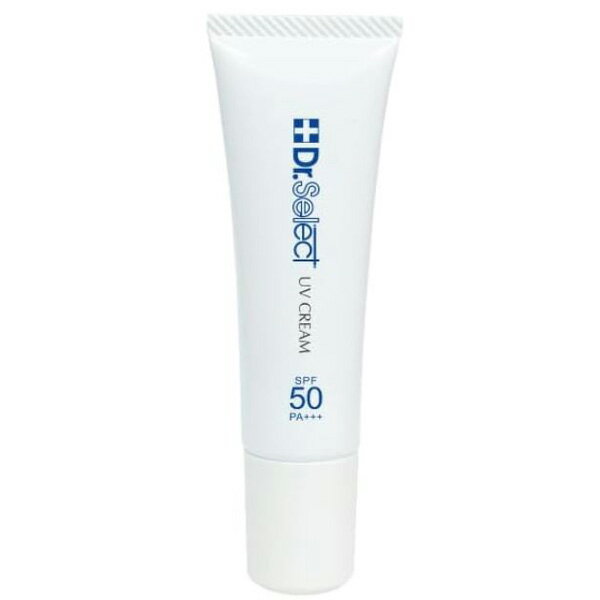 Dr.Select ドクターセレクト UVクリーム 30g(SPF50 PA+++)日焼け止め ブルーライトカット アルコールフリー ウォータープルーフ