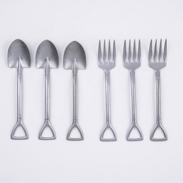 青芳 VINTAGE INOX ヴィンテージイノックス キャンプ食器セット A-2 204401 おしゃ...