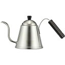 青芳 CASUAL PRODUCT バール ドリップポット 1.0L サテンBK 511776 燕市 日本製 やかん コーヒー用品