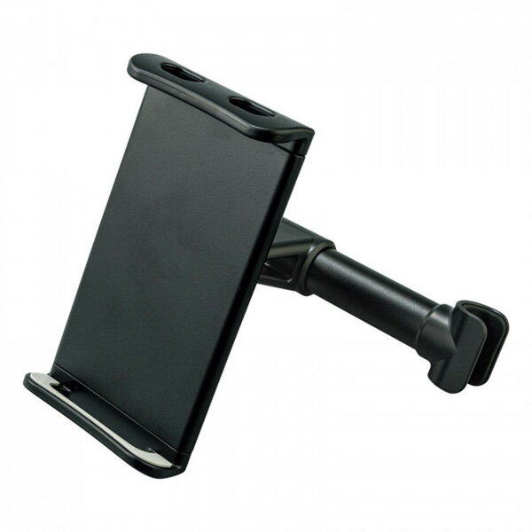 コモライフ 車用タブレットホルダー 後部座席用 シリコンパット付 角度調節可 車用品 便利グッズ ドライブ スマホ スマートフォン