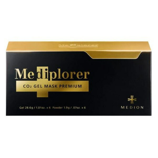 メディプローラー CO2ジェルマスク プレミアム 6回分（専用カップ・スパチュラ無し） 店販用 Mediplorer 炭酸パック 二剤式