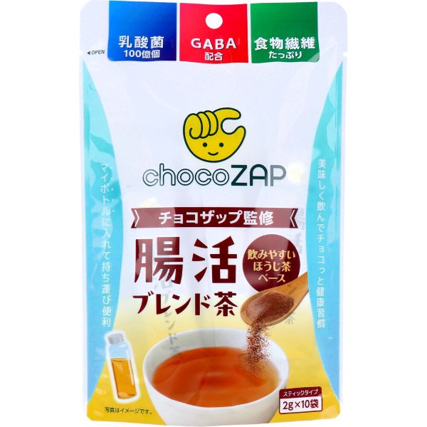 Rakuten - 新日配薬品　チョコザップ監修　腸活ブレンド茶　スティックタイプ　2g×10袋入