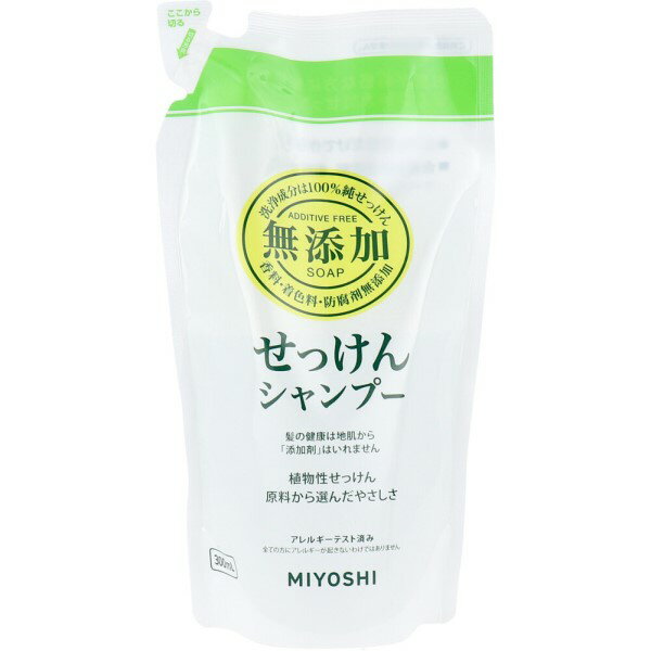 樂天商城 - ミヨシ　無添加　せっけんシャンプー　リフィル　300mL