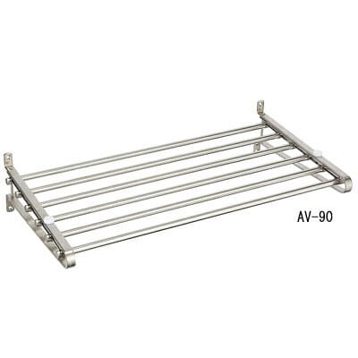 池永鉄工 ステンレスAVパイプ棚 壁付タイプ AV-90