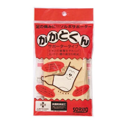 Rakuten - 【メール便送料無料】ソルボ　かかとくん　サポータータイプ　1足入　ベージュ
