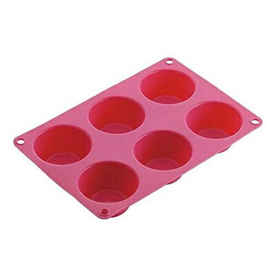 青芳　スリール　ヌーヴォ　マフィン型　6カップ　080128　お菓子作り　シリコン型　耐熱