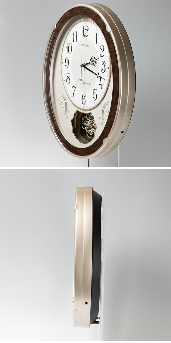 セイコー 電波メロディ掛時計 AM259B インテリア ギフト 優雅 [2]