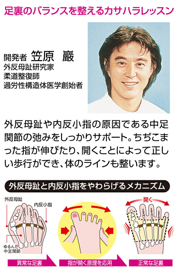 アルファックス　外反母趾　内反小指シルクサポーター　アーチケア　歩行サポート...