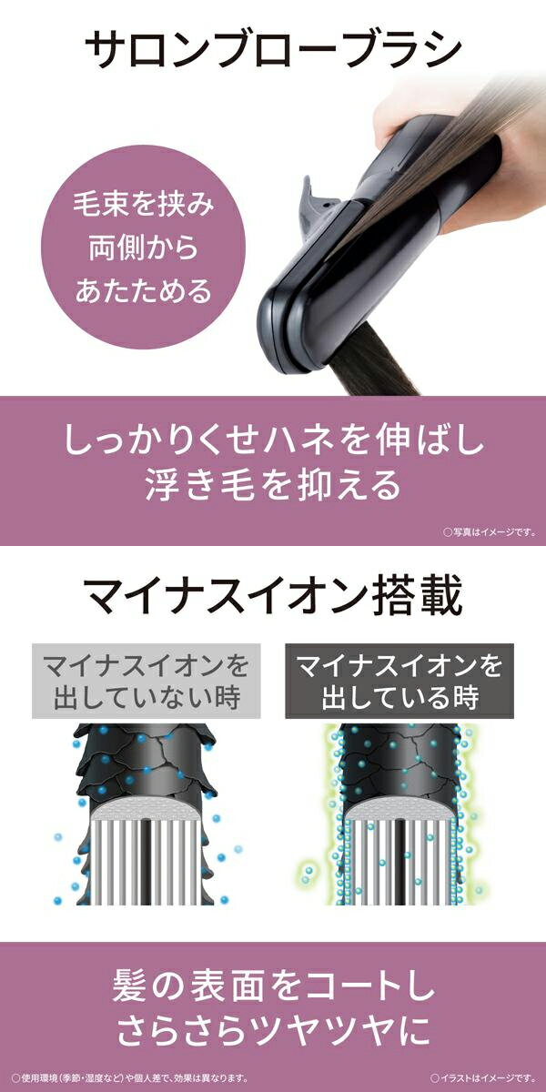 パナソニック　くるくるドライヤー　イオニティ　EH-KE4L-K　ブラック　スタイリング　ツヤ髪　マイナスイオン