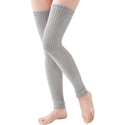 セルヴァン シルク混ゆったりロングサポーター 2枚組 グレー フットケア 防寒対策 冷え性