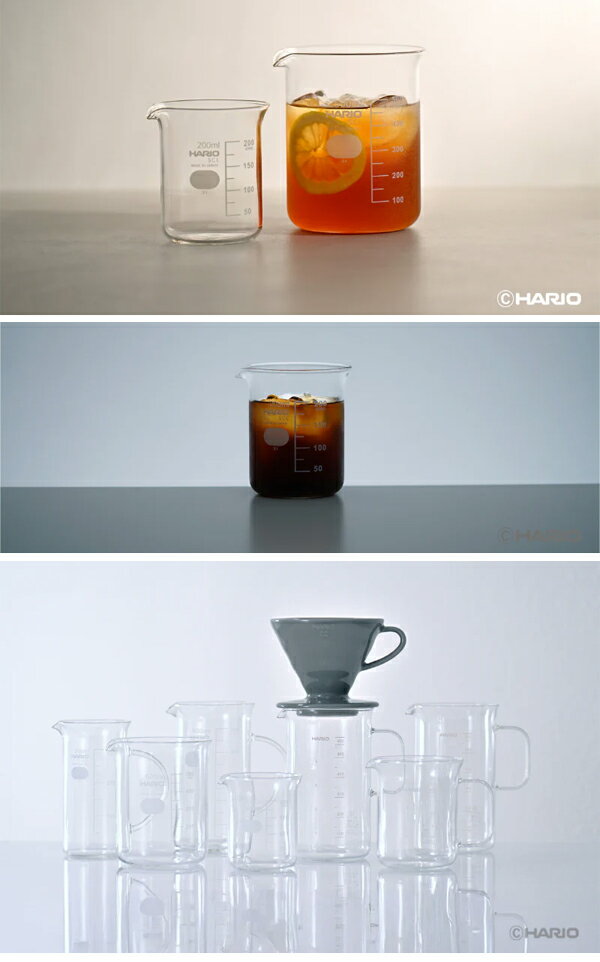 HARIO　ハリオ　ビーカー　200ml　BK-200　コーヒーサーバー　フラワーベース　グラス 2