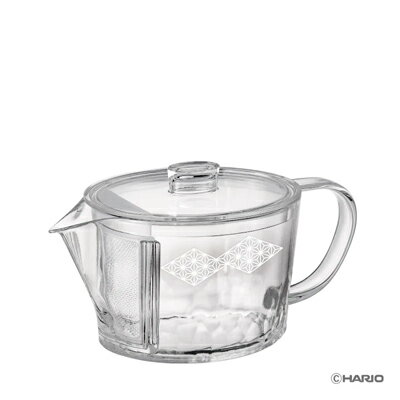 HARIO　ハリオ　フィルターイン急須　麻の葉　450mL　FIK-45-AS　茶こし付き　耐熱　割れにくい