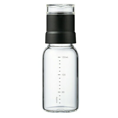 HARIO　ハリオ　スパイスミル　塩・こしょう　SMSN-150-B　保存容器　耐熱ガラス　目盛りつき