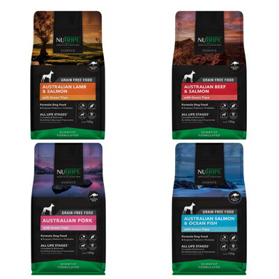 Premium - ニュートライプ　グリーントライプ　ドッグフード　ドライ　ESSENCE　12kg　ドッグフード　腸内環境改善　健康管理