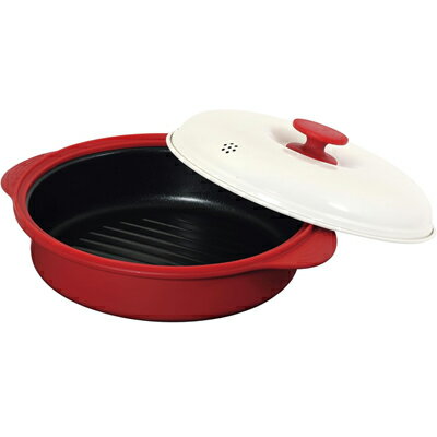 パール金属　電子レンジ専用調理器具　スピードクック　丸深型　HC-102　焼き魚　火を使わない　タイパ
