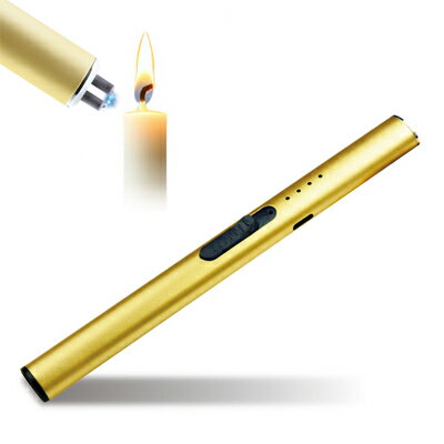 プランドゥ 充電式プラズマライター ゴールド 墓参り 線香 風に強い