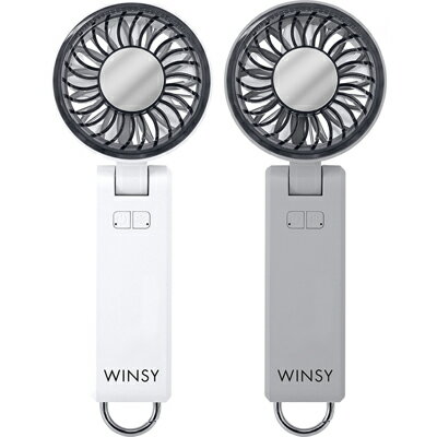 トレードワン WINSY USB充電式ペルチェファンタフ ペルチェ素子でひんやり、マルチに使えるパワフルファン！ ＊ペルチェ冷却プレート搭載、直接肌に当ててピンポイントクールダウン！ ＊ヘッド部は角度調節可能でストラップを使えば首にかけて下から送風も可能！ ＊カラビナを取り付けてバッグに装着も可能！ ＊さらにカラビナをスタンド変わりにすることで卓上扇風機に早変わり！ ＊大容量バッテリー搭載、最大5時間連続使用可能です。 商品名 トレードワンWINSY USB充電式ペルチェファンタフ サイズ 約 7.5 × 3.2 × 18.7 cm 重量 約 182 g 材質 ABS樹脂、アルミ、シリコン 他 仕様 内臓バッテリー：1800mAhリチウムイオン電池 入力：DC5V/1A 充電時間約4時間 風量切替：5段階 連続使用時間(ファンのみ)：最弱/約5時間、弱/約3時間、中/約2時間、強/約1.5時間、最強/約1時間 連続使用時間(ファン+ペルチェ)：最弱/約1時間、弱/約55分、中/約45分、強/約40分、最強/約20分 付属品：充電用USBケーブル(TypeAtoC)、ネックストラップ、保証書(6ヵ月) 生産国 中国 発売元 株式会社トレードワン 広告文責 株式会社ルーマニア/03-5876-8107