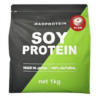 マッドプロテインシリーズ ソイプロテイン 杏仁豆腐 1Kg トレーニング 筋肉増量 ゴールデンタイム
