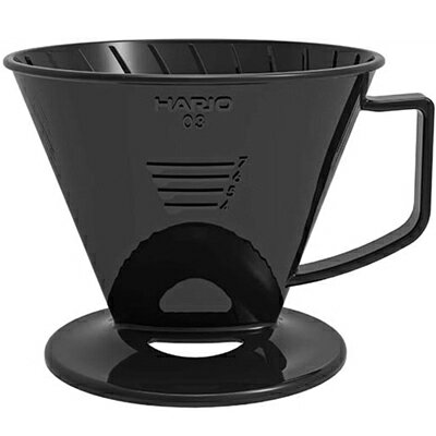 HARIO ハリオ ペガサス ドリッパー 03 ブラック PED-03-B コーヒードリップ 目盛り...
