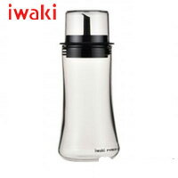 イワキ (iwaki)　フタ付醤油差し(M)　160ml　5032-BK