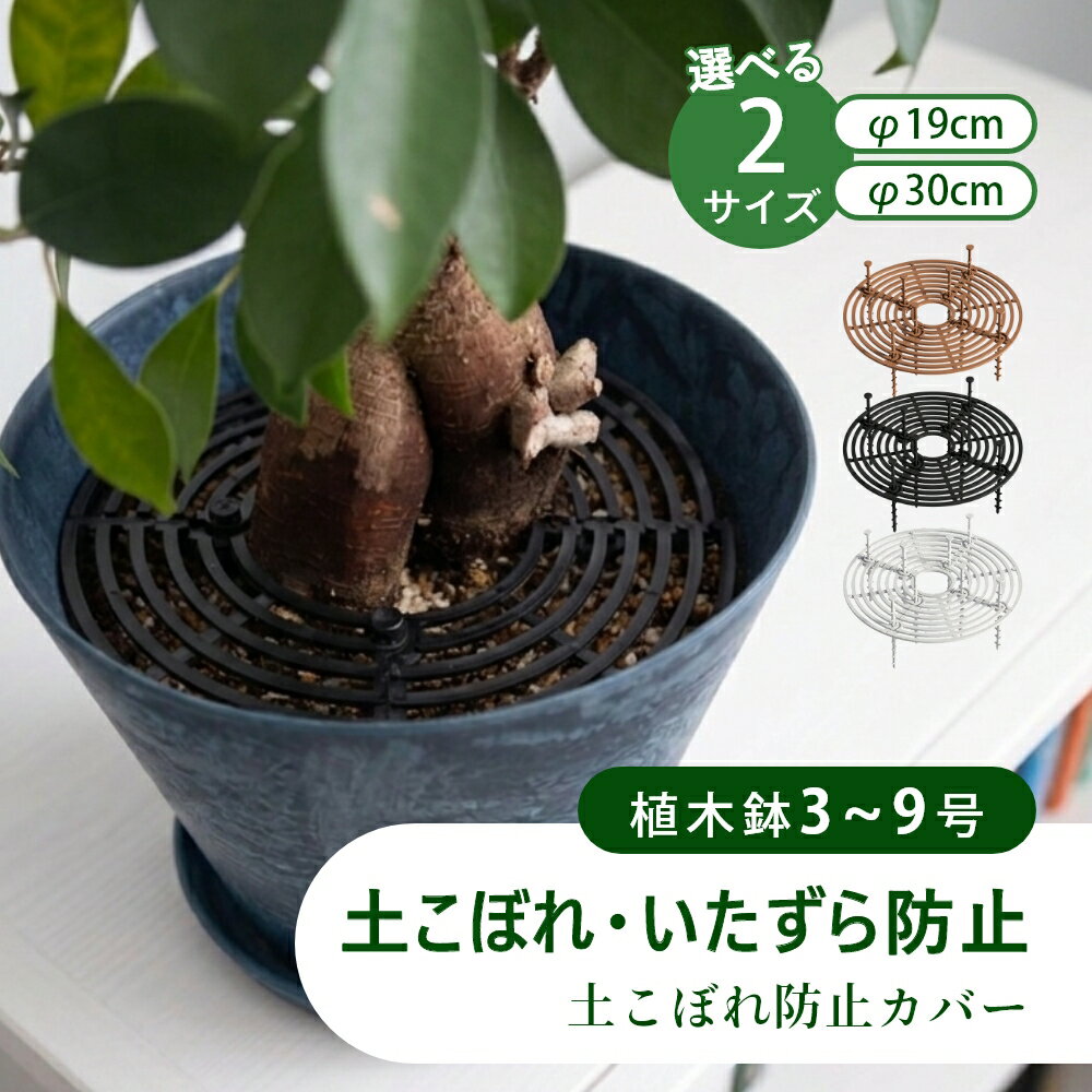 Rakuten - 植木鉢グリッド 植木鉢カバー 土壌ガード 土壌カバー 園芸観葉植物 土隠し いたずら防止 カバー 猫 コバエ対策 植木鉢 土こぼれ 防止 マルチング 園芸用品 植物 土壌プロテクター 屋外 屋内 健康 コバエ 駆除 手入れ 簡単