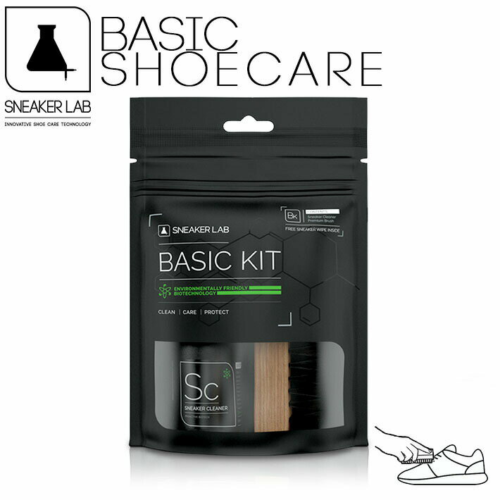 【レビュー特典】SNEAKER LAB BASIC KIT スニーカーラボ ベーシックキットシューケア スニーカーケア スニーカー洗浄 ブラシ 天然由来成分 バイオテクノロジー