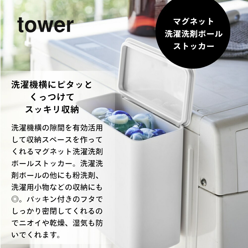 山崎実業 【 マグネット洗濯洗剤ボールストッカ...の紹介画像3