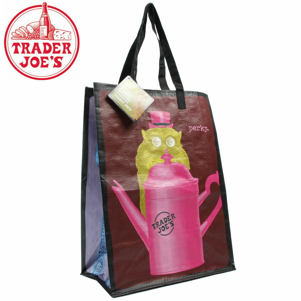 【マラソンP10倍】TRADER JOE'S トレーダージョーズ BAG トレジョ エコ バッグ 高級スーパー アメリカ スーパーマーケット オリジナル ママバッグ トートバッグ 海外セレブ 手提げ エコ活 SDGS BAG ピンク ユニコーン ヴィンテージ オシャレ 雑貨 袋のサムネイル