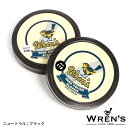 【2/1最大P13倍】WREN'S ウレンズ クラシック ポリッシュ 100ml CLASSIC POLISH 革靴 高級 自然 光沢 ラノリン ブラック ニュートラル 無色 油性 シューケア お手入れ 靴 レザー wrens