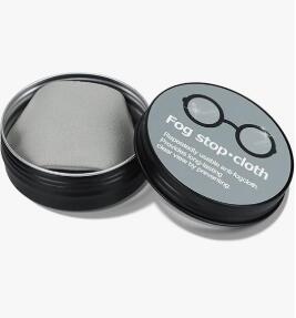 【楽天ランキング1位獲得】[Bafup] メガネ くもり止めクロス 1枚【約600回繰り返し・24時間効果持続・収納缶付き】メガネ拭き くり返し使用可能 くもり止め 曇らない 耐久性 眼鏡クリーナー 曇り防止 スマホ・ゴーグル・サングラス・カメラレンズ対応