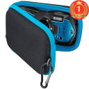 【楽天ランキング1位獲得】ペンタックス RICOH PENTAX WG-90 デジタルカメラ専用収納ケース WGシリーズ(ブルーのジッパー)-Khanka