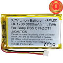 【楽天ランキング1位獲得】DC 3.7 V 3000 mAh LIP 1708充電可能リチウムイオン電池 for ソニーPlaystation 5 Dualse...
