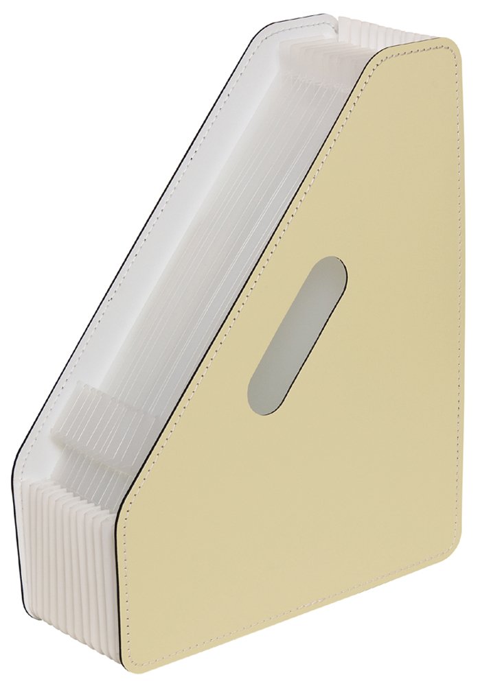 セキセイ パピエリ ドキュメントスタンド タテ 13P クリーム FB-2381