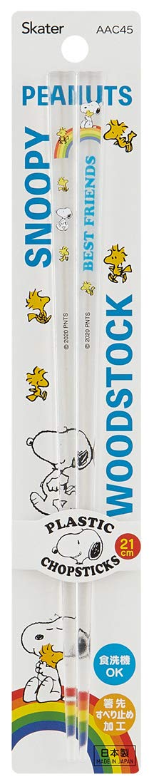 スケーター (skater) 食洗機対応 アクリル 箸 21cm スヌーピー & ウッドストック ピーナッツ AAC45