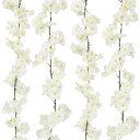 Pknoclan 造花 桜 藤の花 造花藤 インテリア飾り 吊るす 壁掛け 枯れない花 人工観葉植物、結婚式・パーティー・宴会・部屋・リビングルーム・教室・ショ...