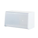 SANEI ペーパータオル容器 壁付 約400枚収納 ホワイト カバー半透明 ABS樹脂 W45-CW ?14 x 25 x 14.7 cm