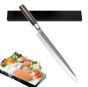 Irai Utaki 刺し身包丁 柳刃包丁 300mm 片刃 ドイツ4166鋼製 手に馴染む天然木ハンドル 家庭用 魚 切れる包丁 (300mm柳刃包丁)